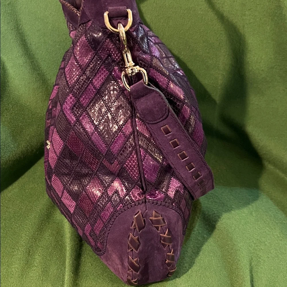 Authentic Gucci Python and Suede Large Jackie Hobo - Picture 3 of 10